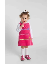 Florence Eiseman Baby Girls Corduroy Jumper With Hearts