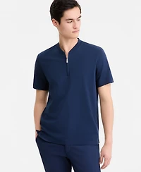 Alfani Men's Short-Sleeve Mercerized Cotton Baseball Polo Shirt, Macy's Exclusive