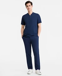 Alfani Men's Short-Sleeve Mercerized Cotton Baseball Polo Shirt, Macy's Exclusive