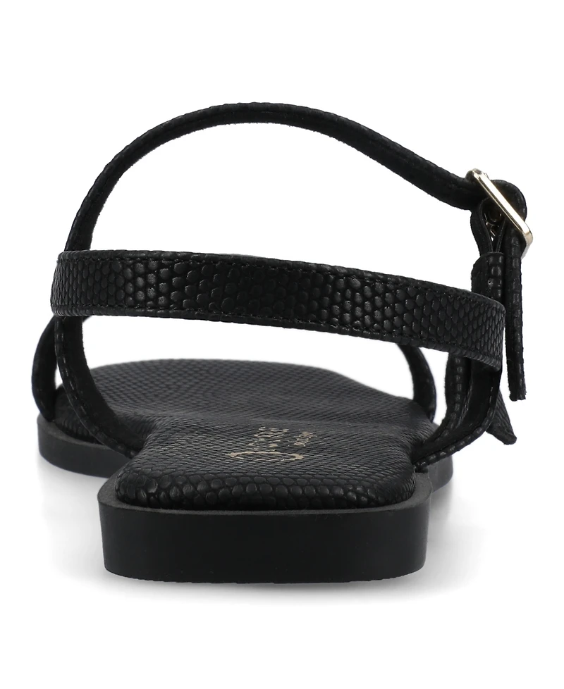 Journee Collection Women's Brianna Open Toe Ankle Strap Sandals