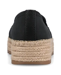 Journee Collection Women's Catalina Slip On Round Toe Espadrilles