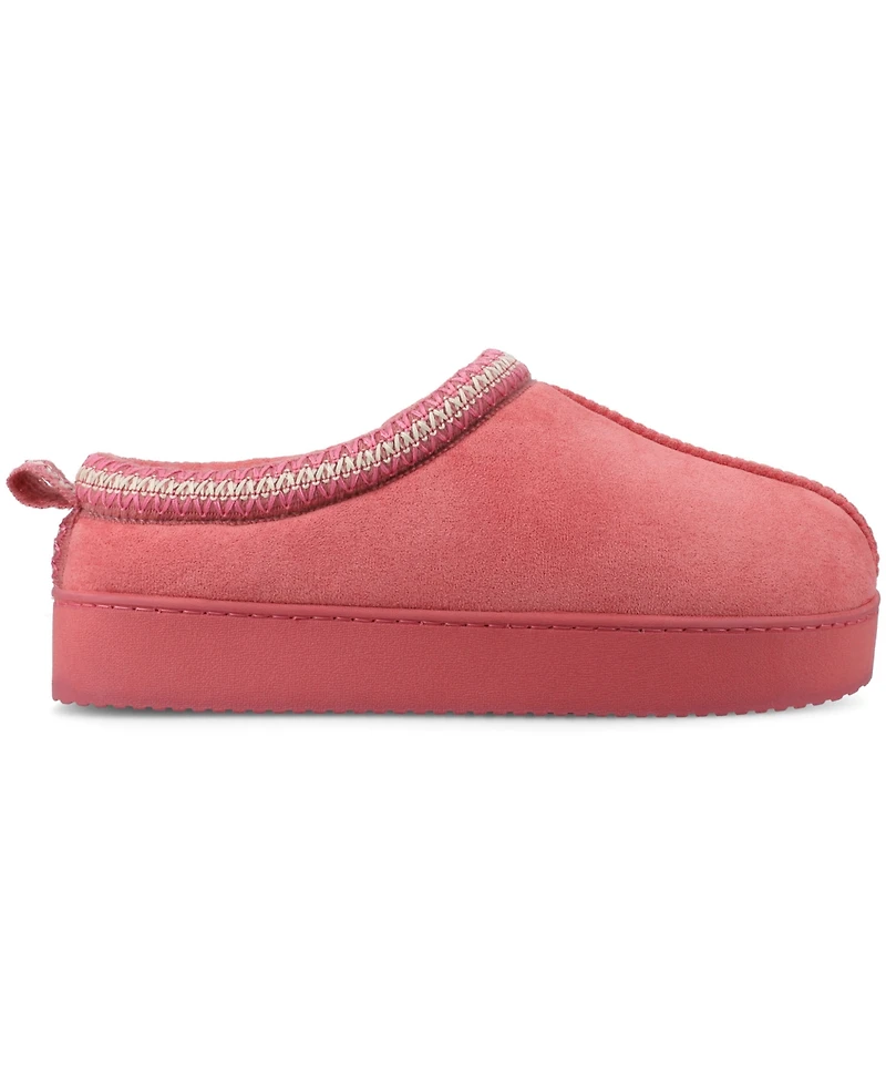 Journee Collection Women's Conway Slip On Round Toe Cushioned Clog Slippers