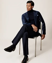 Reiss Men's Single-Breasted Velvet Slim-Fit Blazer