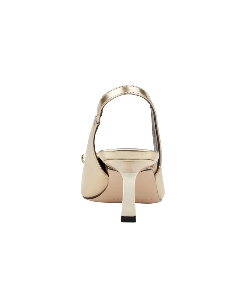 Marc Fisher Ltd Women's Gretel Slingback Kitten Heel Pumps