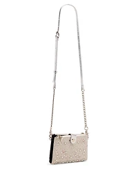 Betsey Johnson Rhinestone Wallet Crossbody Bag with Phone Pocket