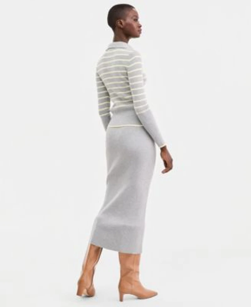 On 34th Collared Cardigan Sweater Sweater Skirt Set Macys Exclusive