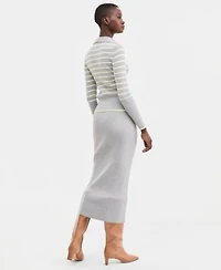 On 34th Collared Cardigan Sweater Sweater Skirt Set Macys Exclusive