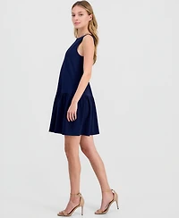 Robbie Bee Petite Drop-Waist Sleeveless Dress