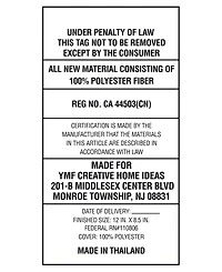 Juicy Couture Quilted Backpack Shaped Decorative Pillow, 12" x 8.5"