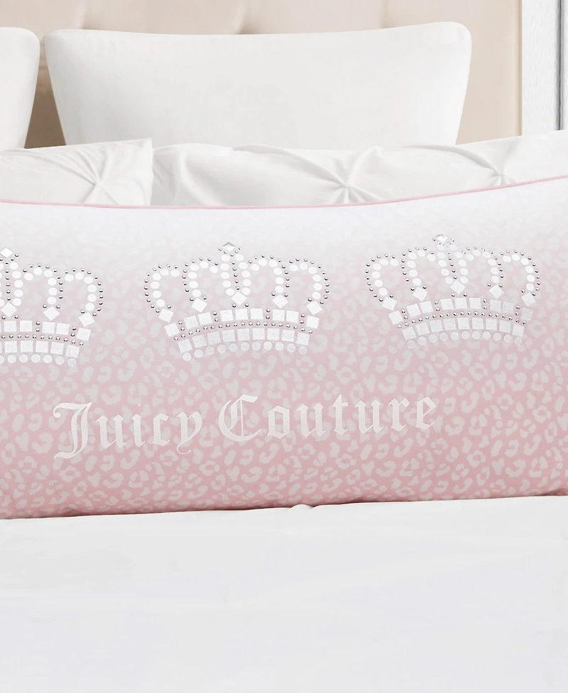 Juicy Couture Royal Crowns Decorative Pillow, 16" x 36"