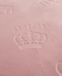 Juicy Couture Plush Reversible Embossed Crown 4-Pc. Comforter Set, Full/Queen