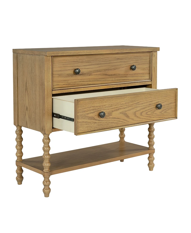 Madison Park Signature 36" Solid Wood Frames 2-Drawer Accent Chest