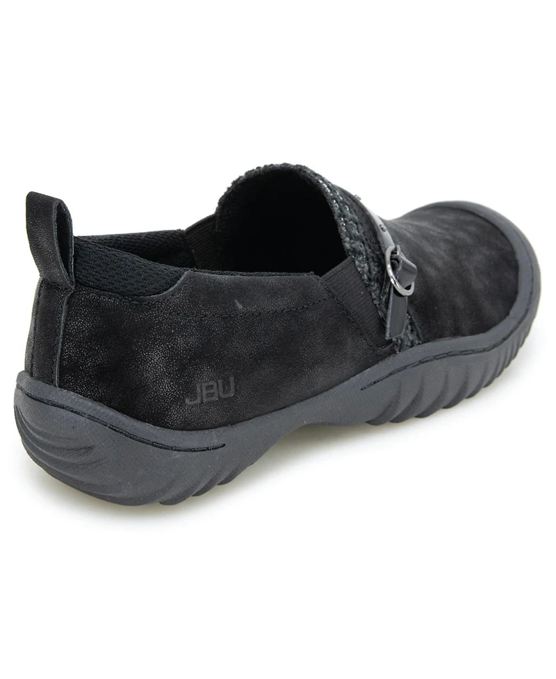 Jbu Women's Mavis Sweater Detailed Slip On Loafers