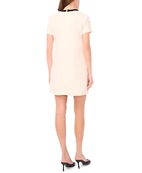 CeCe Women's Short-Sleeve Tweed Dress