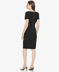 Calvin Klein Women's Crewneck Short-Sleeve Dress