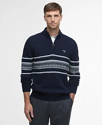 Barbour Men's Kepwick Half-Zip Long-Sleeve Jumper Sweater