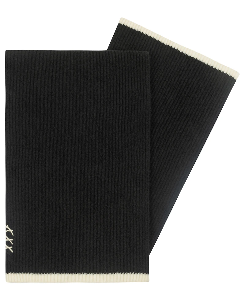 Scotch & Soda Men's Ribbed Thick Yarn Stitch Scarf