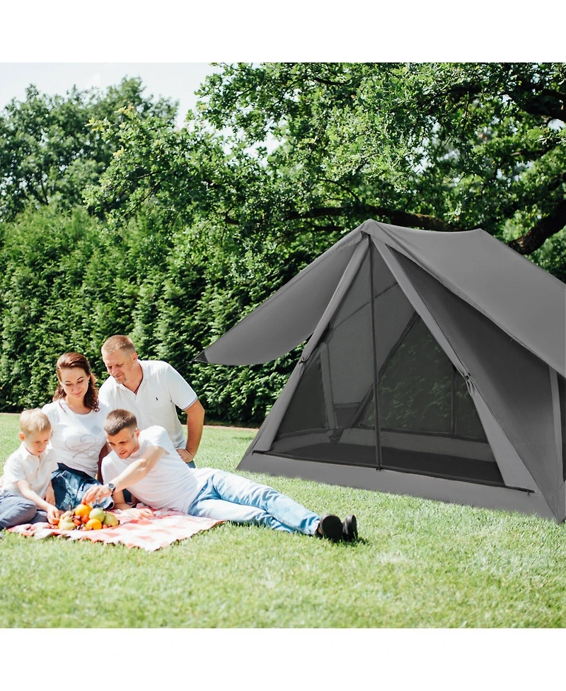 Skonyon Pop-up Camping Tent for 2-3 People with Carry Bag and Rainfly for Backpacking Hiking Trip
