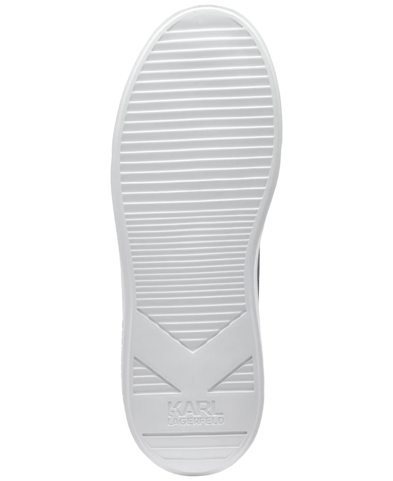 Karl Lagerfeld Paris Men's Logo Plain Toe Sneakers