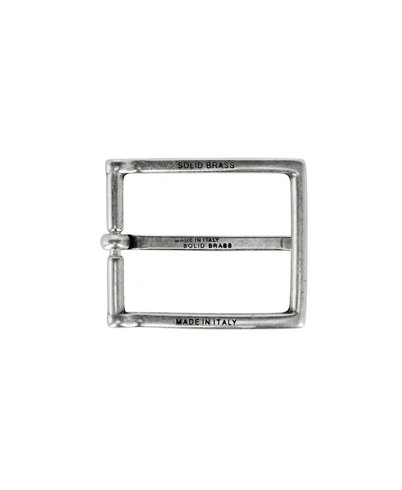 Trafalgar Men's 35mm Lasered Patterned Solid Brass Italian Harness Belt Buckle