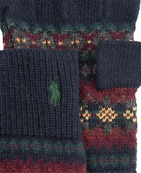 Polo Ralph Lauren Men's Fair isle Fingerless Gloves