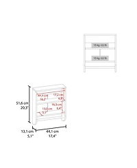 Airsurfer Wall Mounted Medicine Cabinet with Towel Bar Melamine Bathroom Storage Cabinet