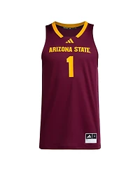 Adidas Men's 1 Maroon Arizona State Sun Devils Replica Swingman Jersey
