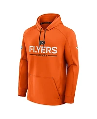 Fanatics Men's Orange Philadelphia Flyers Authentic Pro Rink Hoodie