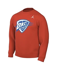 Jordan Men's Orange Oklahoma City Thunder Statement Edition Sweatshirt