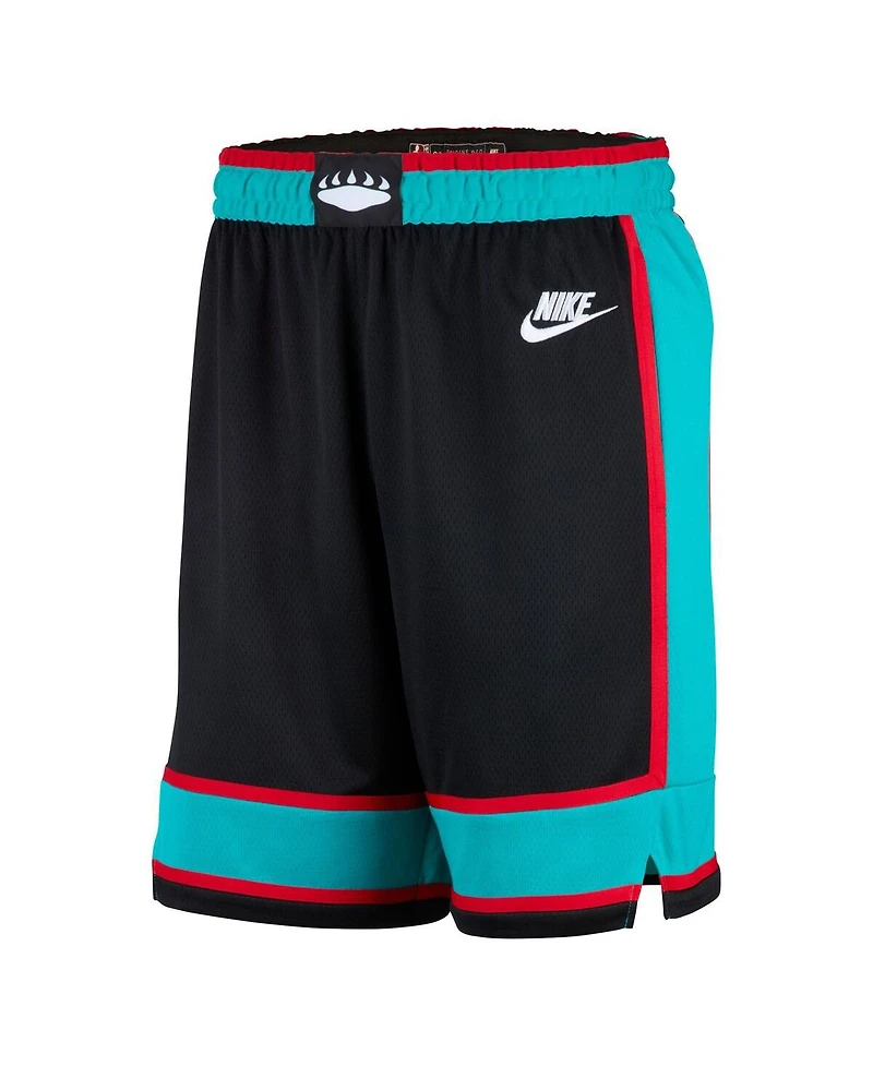 Nike Men's Black Memphis Grizzlies Classic Edition Hardwood Classics Swingman Shorts