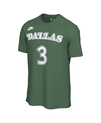 Nike Men's and Women's Anthony Davis Green Dallas Mavericks Name Number T-Shirt