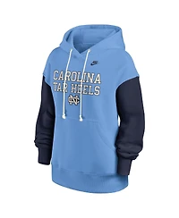 Nike Women's Carolina Blue/Navy North Tar Heels Oversized Legacy Phoenix Pullover Hoodie