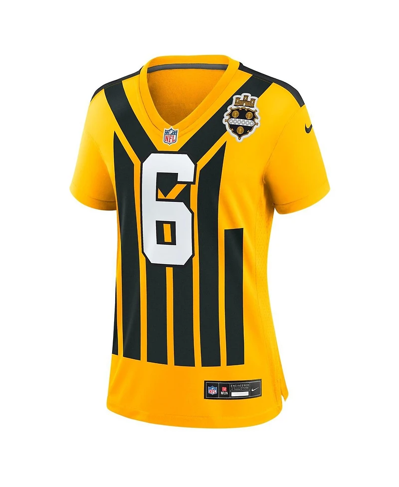 Nike Women's Patrick Queen Gold Pittsburgh Steelers Alternate 1933 Throwback Game Jersey
