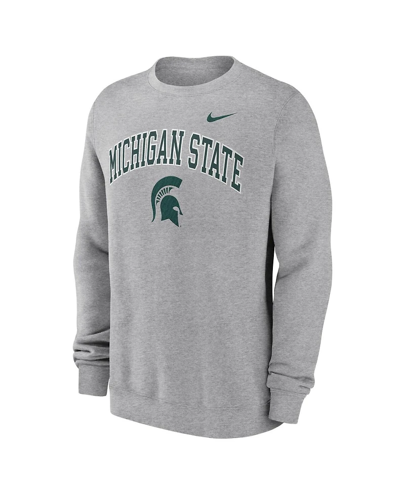 Nike Men's Michigan State Spartans Arch Pullover Sweatshirt