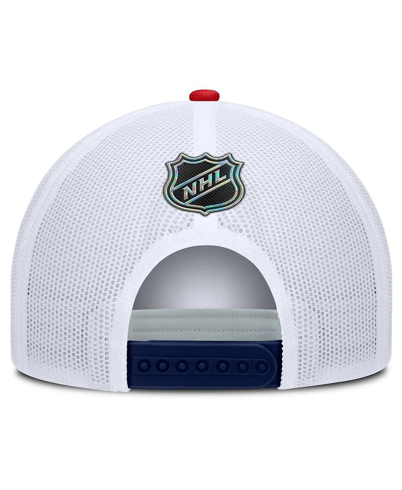 Fanatics Men's Navy/White Washington Capitals Authentic Pro Rink A-Frame Adjustable Hat