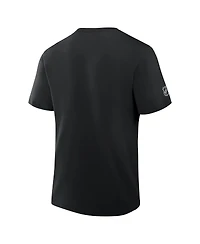 Fanatics Men's Black Minnesota Wild Authentic Pro Primary T-Shirt