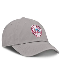 Nike Men's Gray New York Yankees Cooperstown Collection Club Adjustable Hat