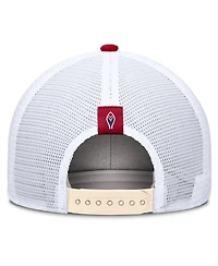 Nike Men's Natural Atlanta Braves Cooperstown Collection Dri-fit Rise Trucker Adjustable Hat