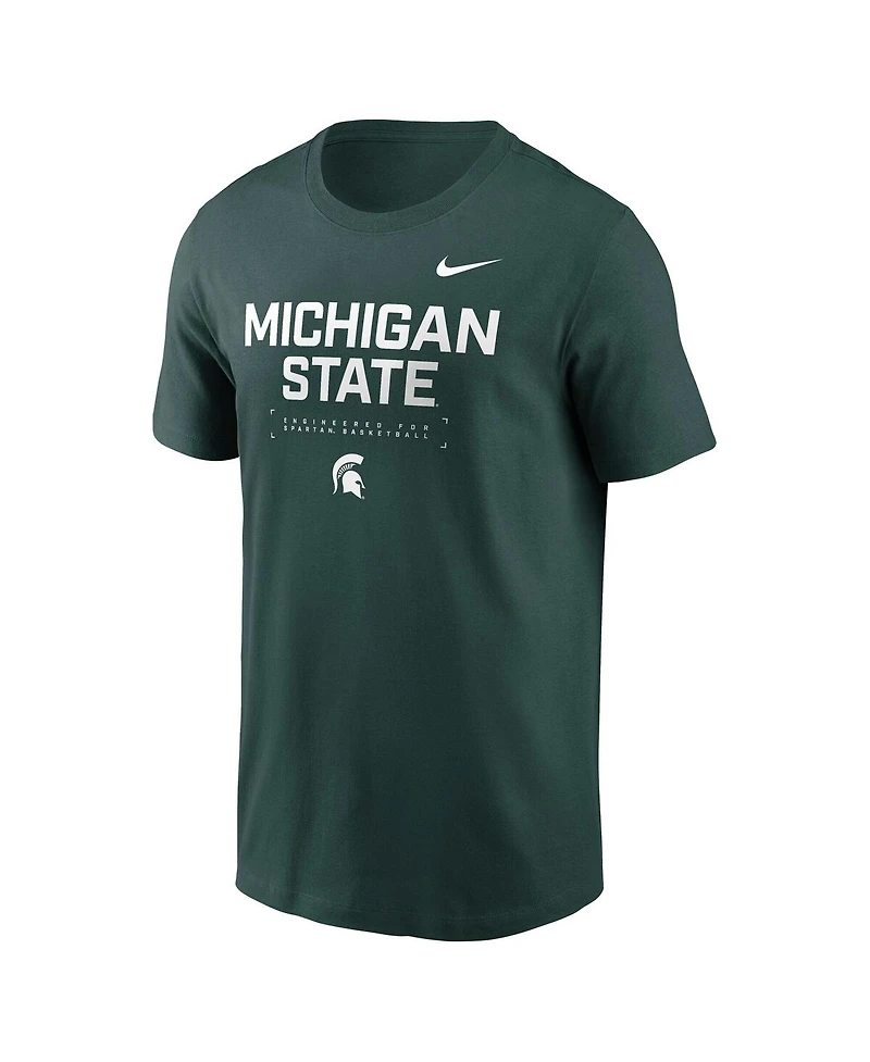 Nike Men's Green Michigan State Spartans 2025 Courtside Basketball Performance T-Shirt
