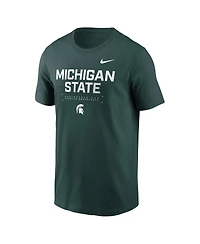 Nike Men's Green Michigan State Spartans 2025 Courtside Basketball Performance T-Shirt