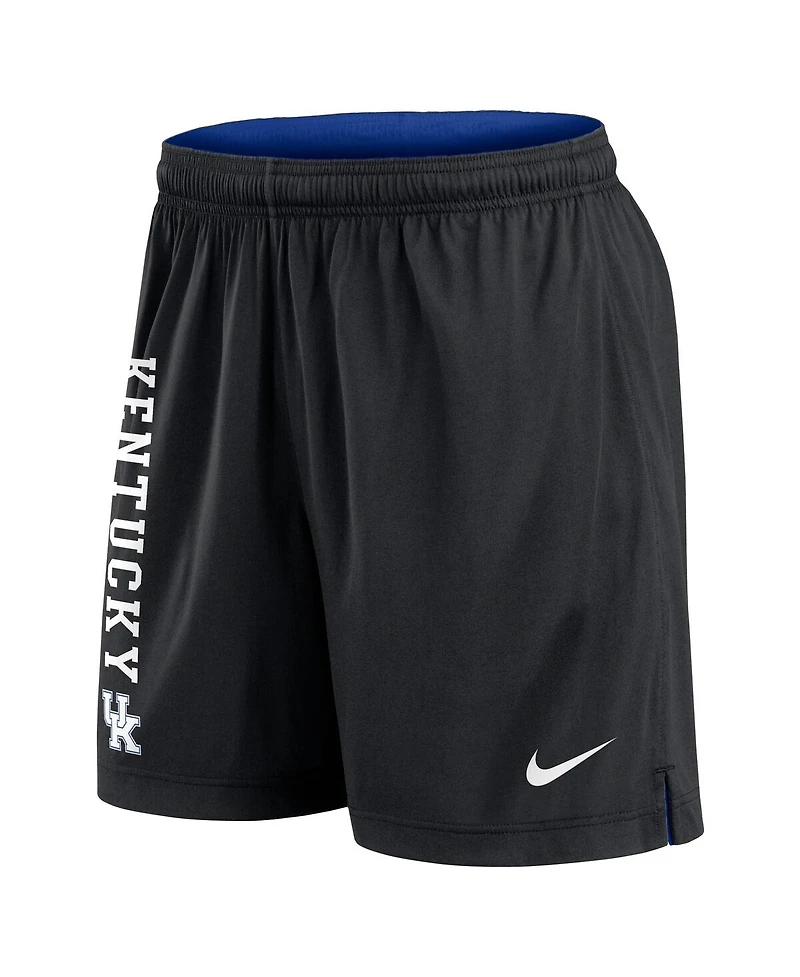 Nike Men's Royal/Black Kentucky Wildcats Courtside Standard Issue Dri-fit Reversible Shorts