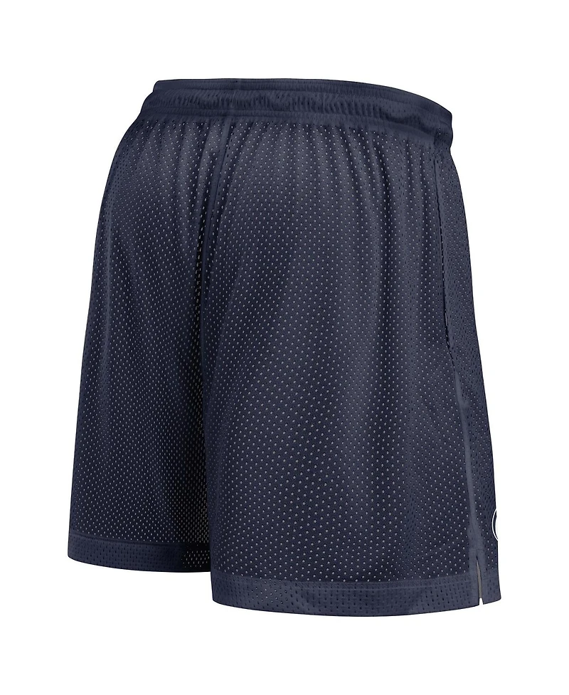 Nike Men's Navy/Gray Penn State Nittany Lions Courtside Standard Issue Dri-fit Reversible Shorts
