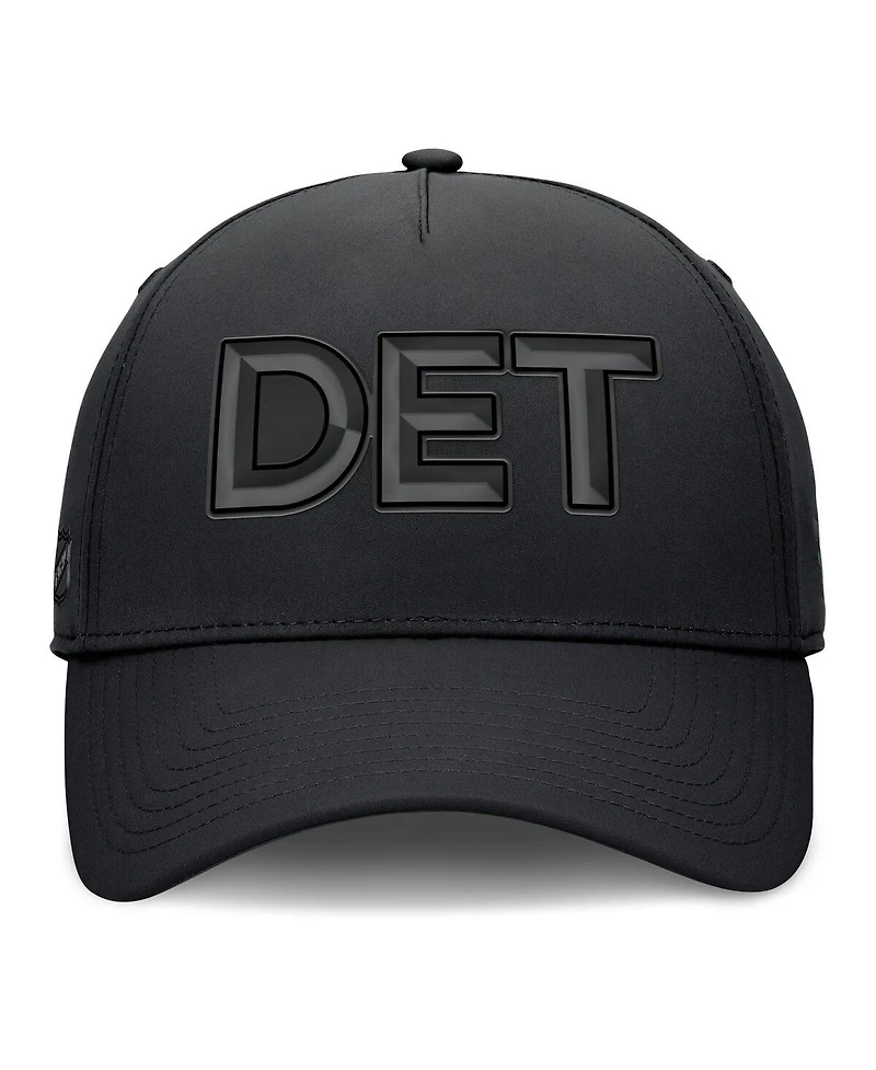 Fanatics Men's Black Detroit Red Wings Authentic Pro Road Team Code Flex Hat