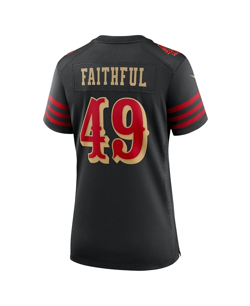 Nike Women's The Faithful Black San Francisco 49ers 2025 Rivalries Collection Game Jersey
