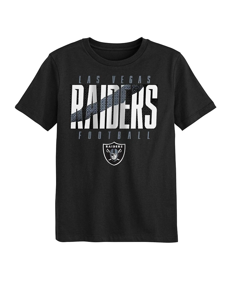 Outerstuff Preschool Black Las Vegas Raiders Posterize T-Shirt