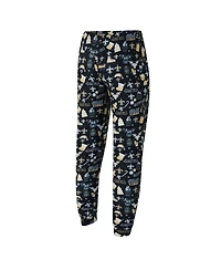 Concepts Sport Men's Black New Orleans Saints Chestnut Long Sleeve Top and Pants Set