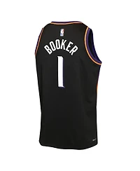 Jordan Big Boys and Girls Devin Booker Black Phoenix Suns Swingman Jersey