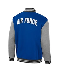 Colosseum Men's Royal Air Force Falcons Ambi-Turner Full-Zip Varsity Jacket