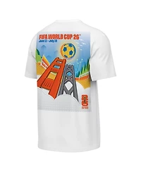 Outerstuff Men's White 2026 Fifa World Cup San Francisco Host City Poster Graphic T-Shirt
