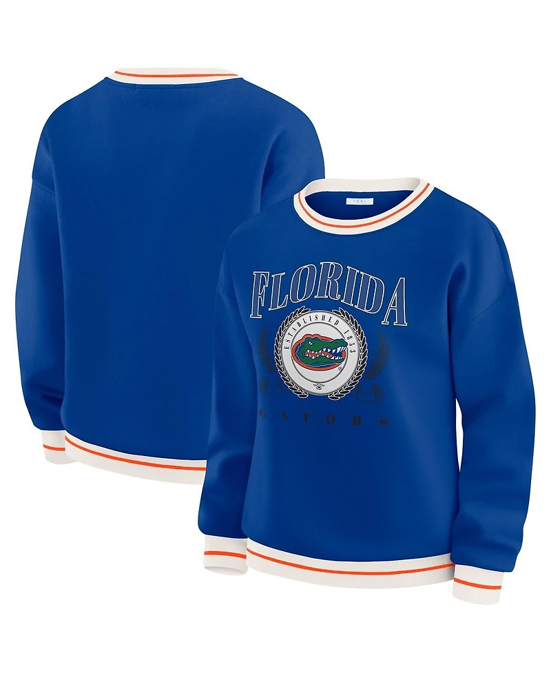 Wear by Erin Andrews Women's Royal Florida Gators Seal Sweatshirt